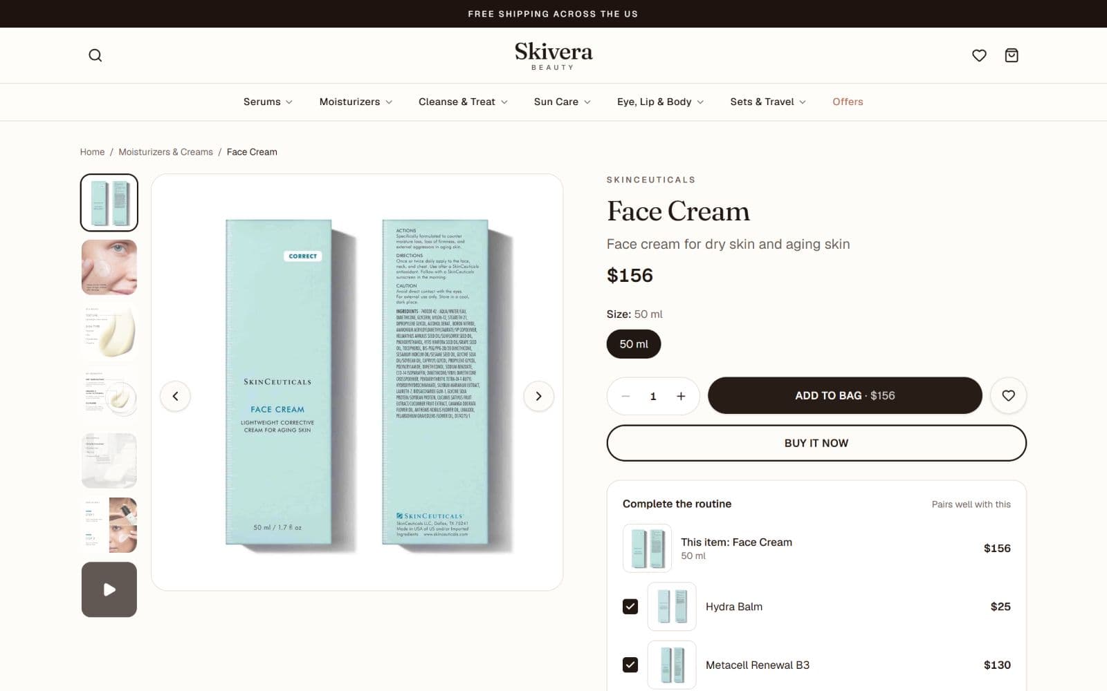 Skivera Beauty screen